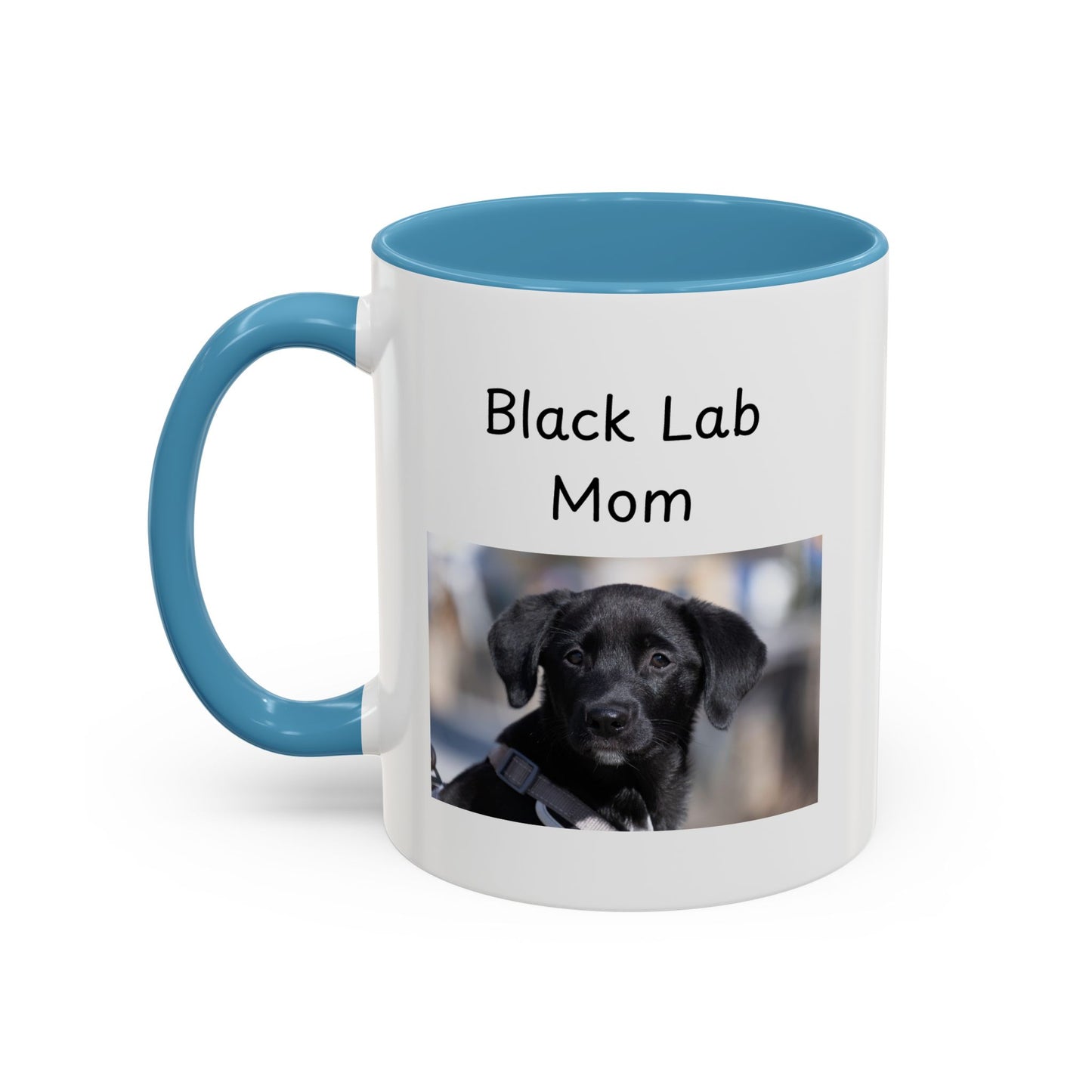 Keramiktasse – „Black Lab Mom“