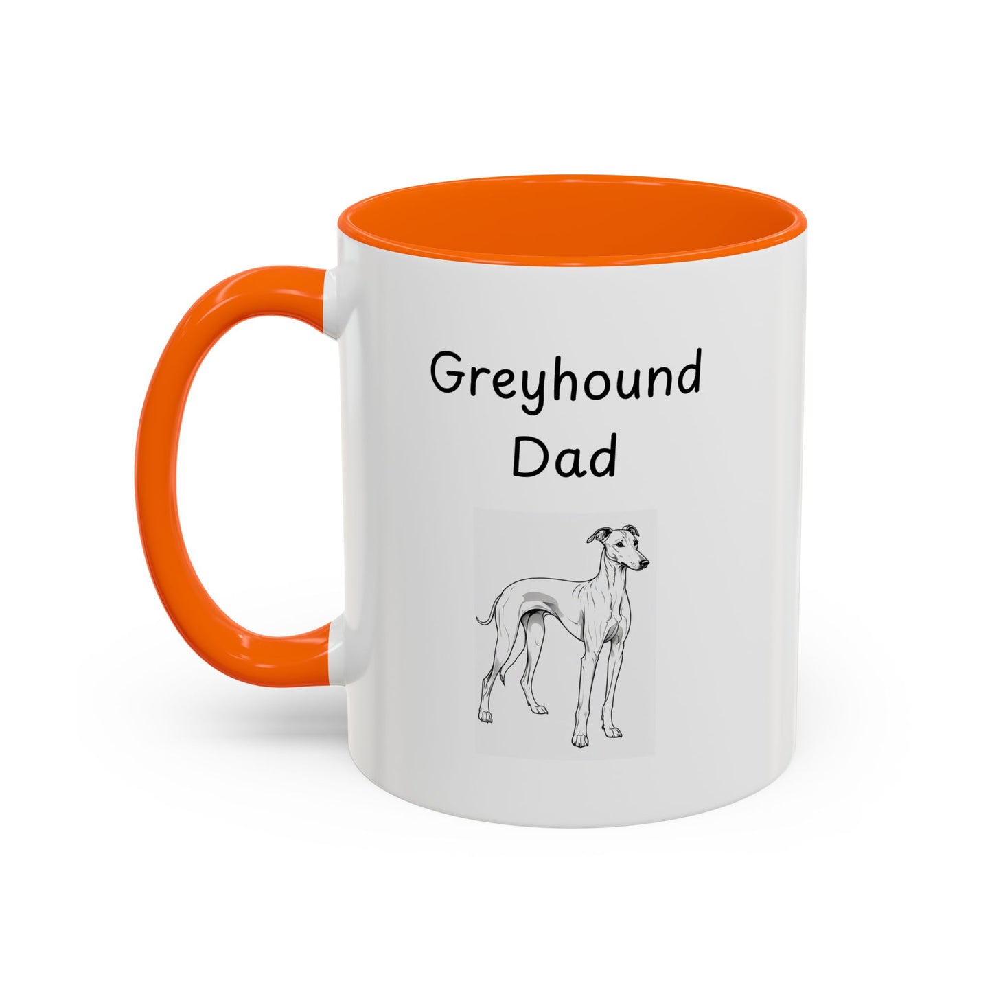 Ceramic Mug - "Greyhound Dad"