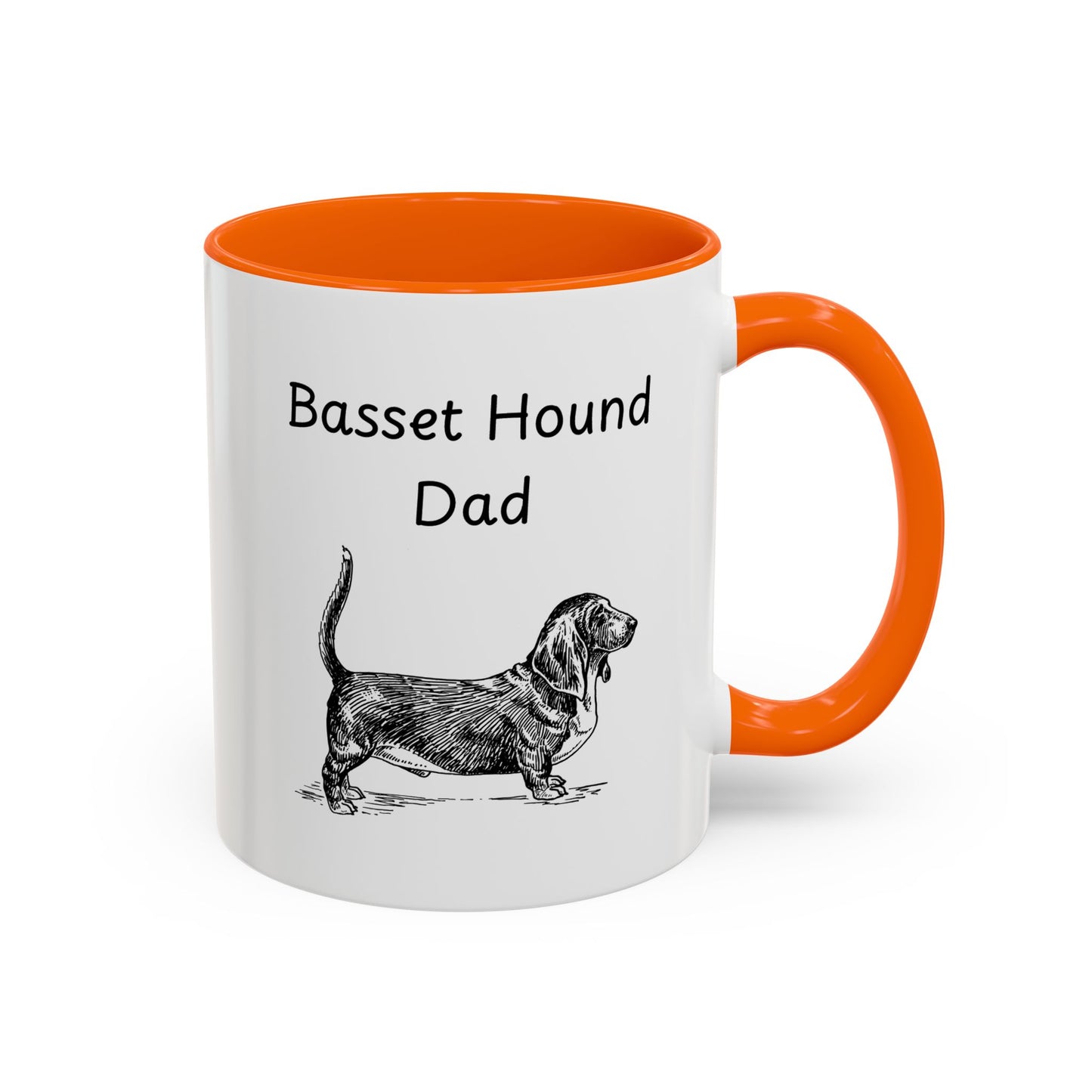 Ceramic Mug - "Basset Hound Dad"