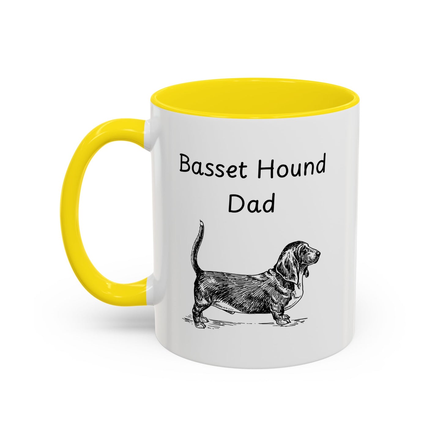 Ceramic Mug - "Basset Hound Dad"
