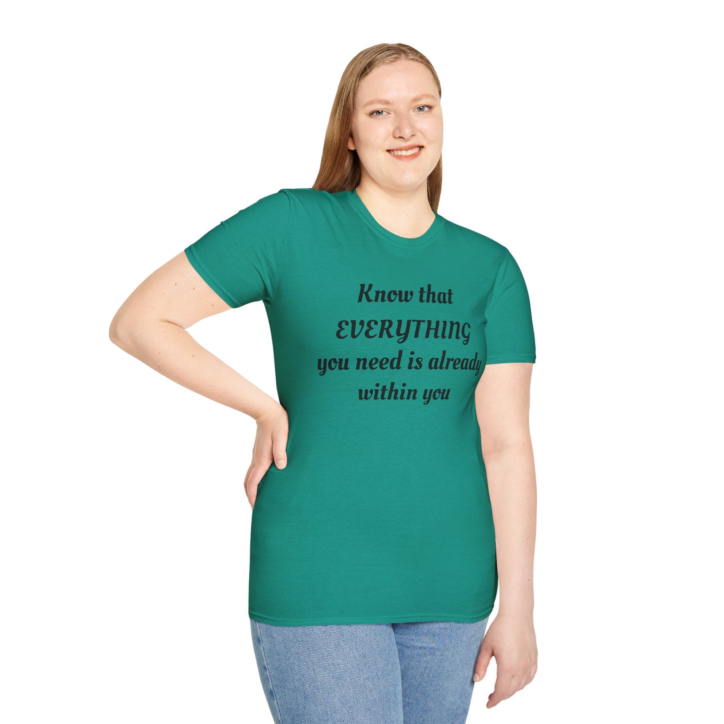 Inspirational T-Shirt - Everything You Need Is Already Within You