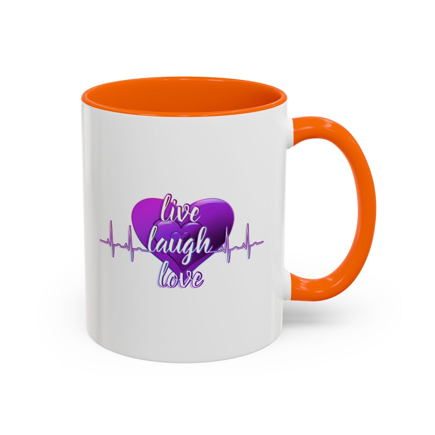 Inspirational Mug - "Live, Laugh, Love" Quote Design