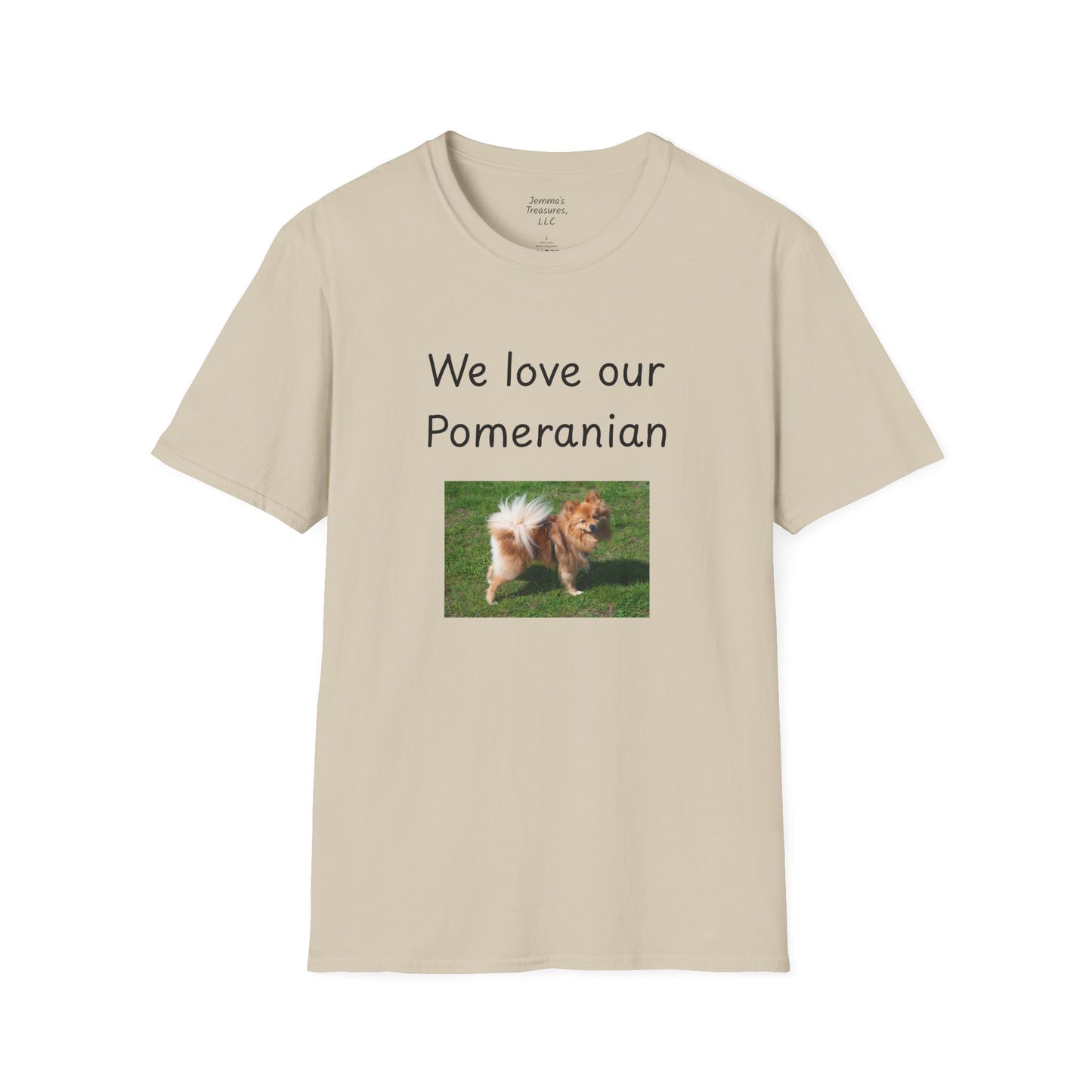 Unisex T-Shirt - "Wir lieben unseren Pommerschen" - Hundebesitzer T-Shirt