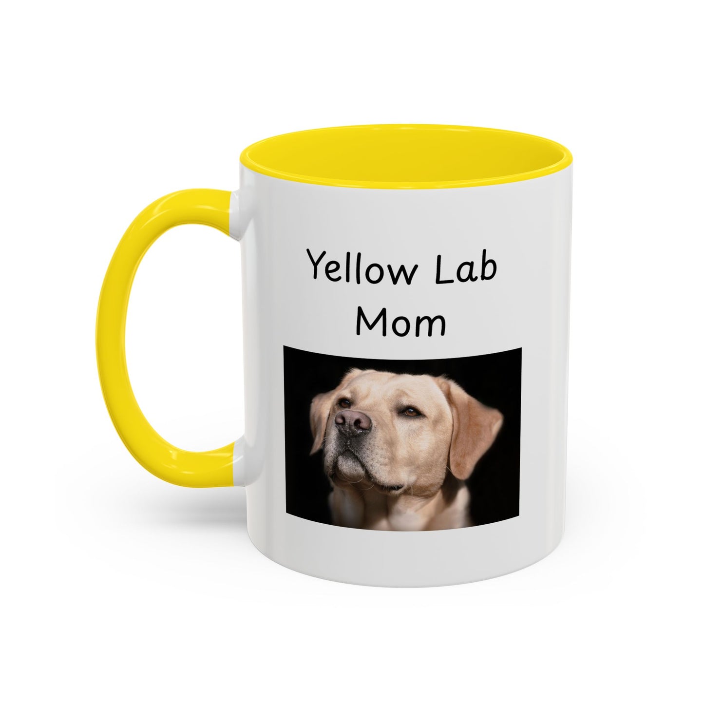 Keramiktasse – „Yellow Lab Mom“