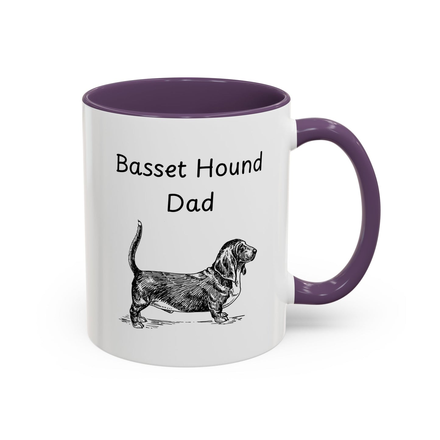 Ceramic Mug - "Basset Hound Dad"