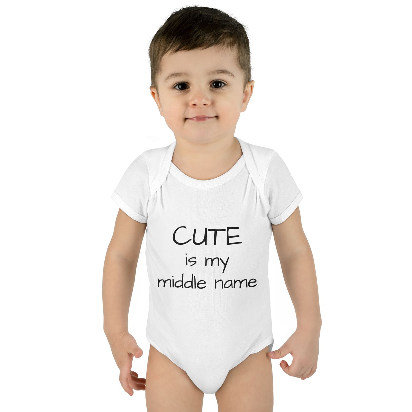 Infant/Toddler Bodysuit -  "Cute Is My Middle Name"
