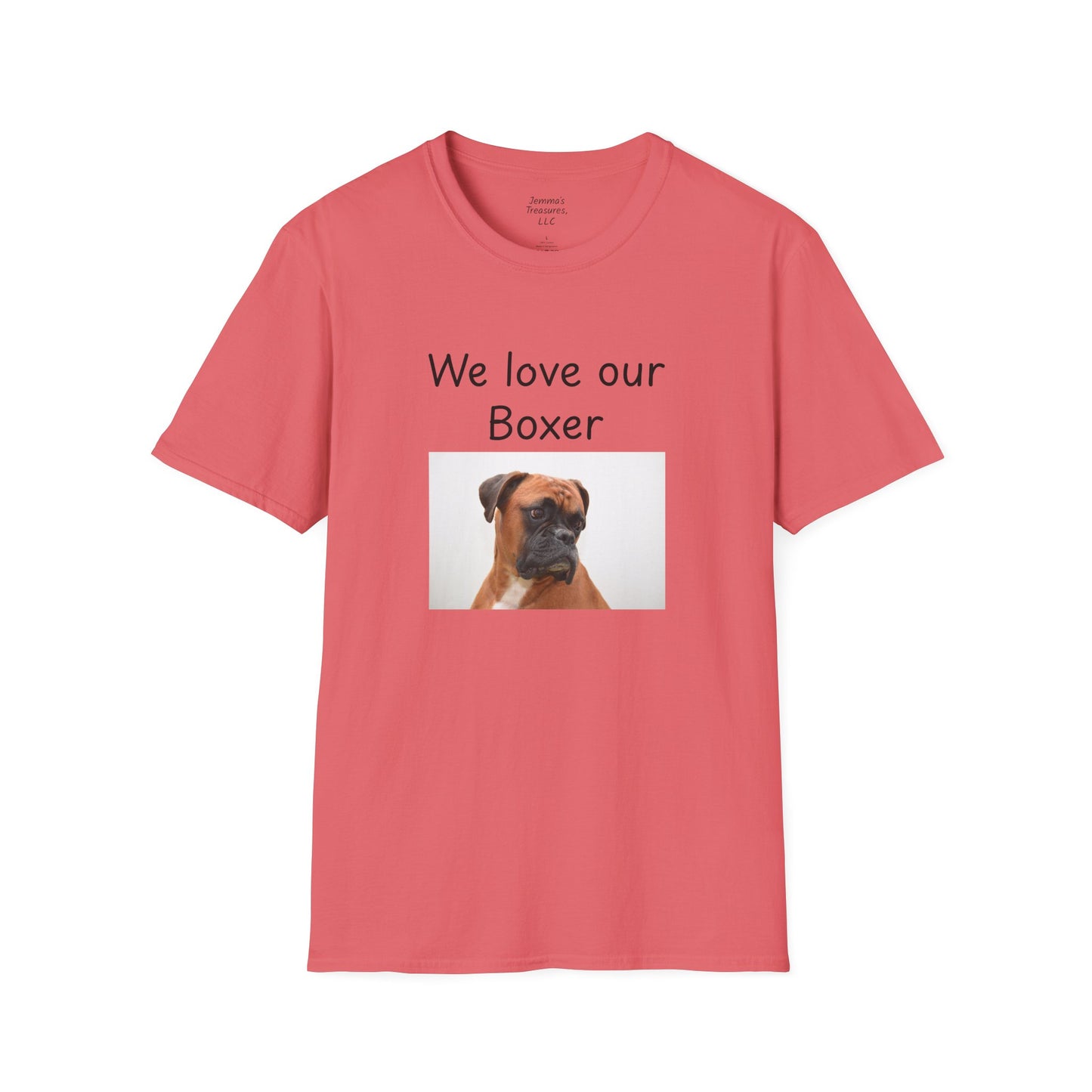 Unisex T-Shirt - "Wir lieben unseren Boxer" - Hundebesitzer T-Shirt