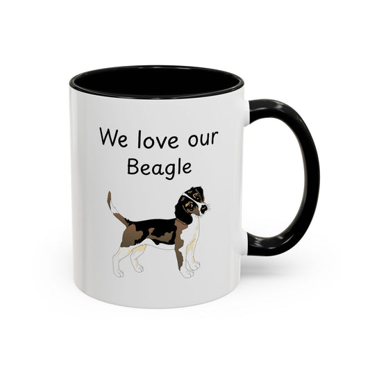 Ceramic Mug - "We Love Our Beagle"