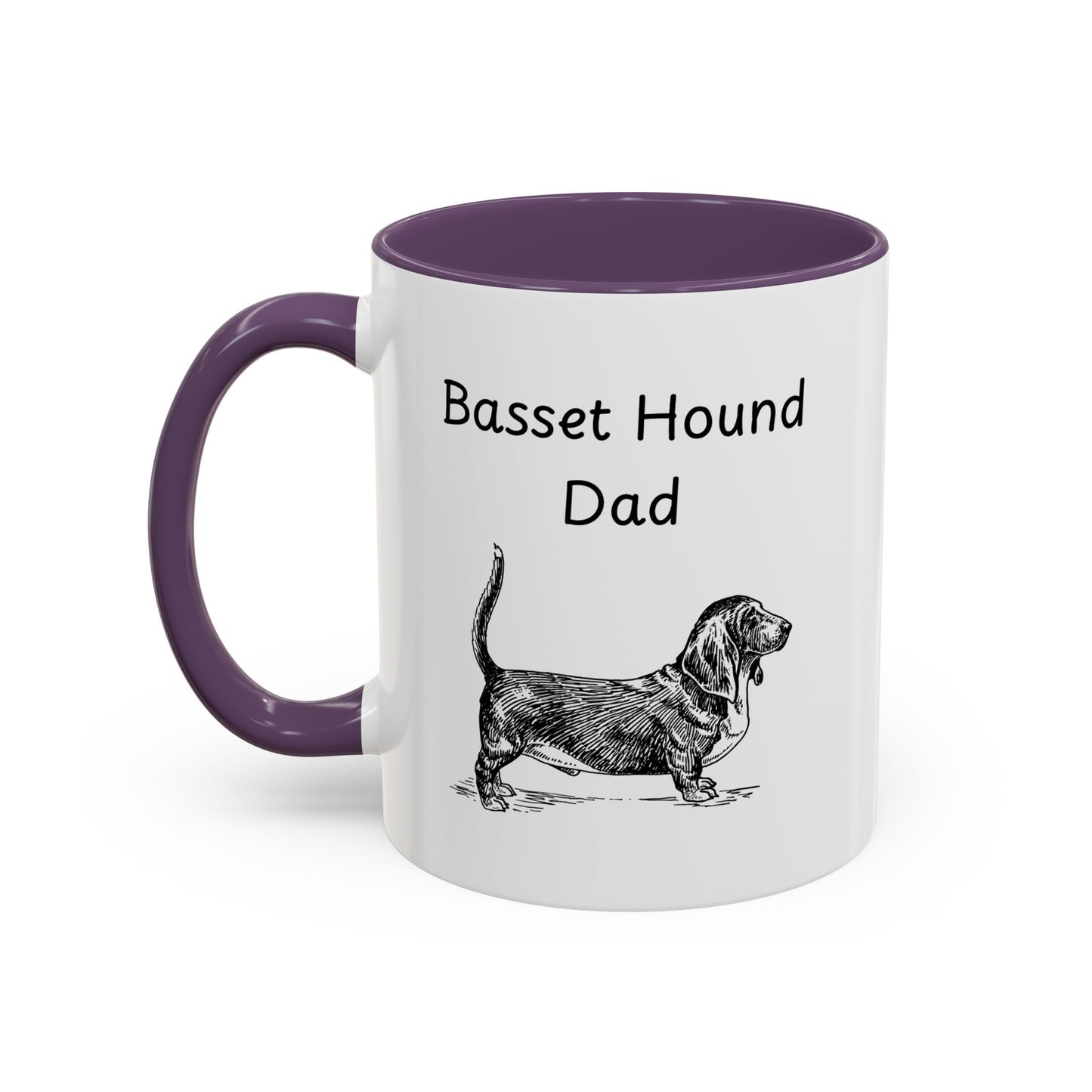 Ceramic Mug - "Basset Hound Dad"