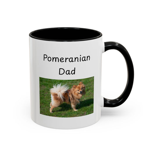 Ceramic Mug - "Pomeranian Dad"