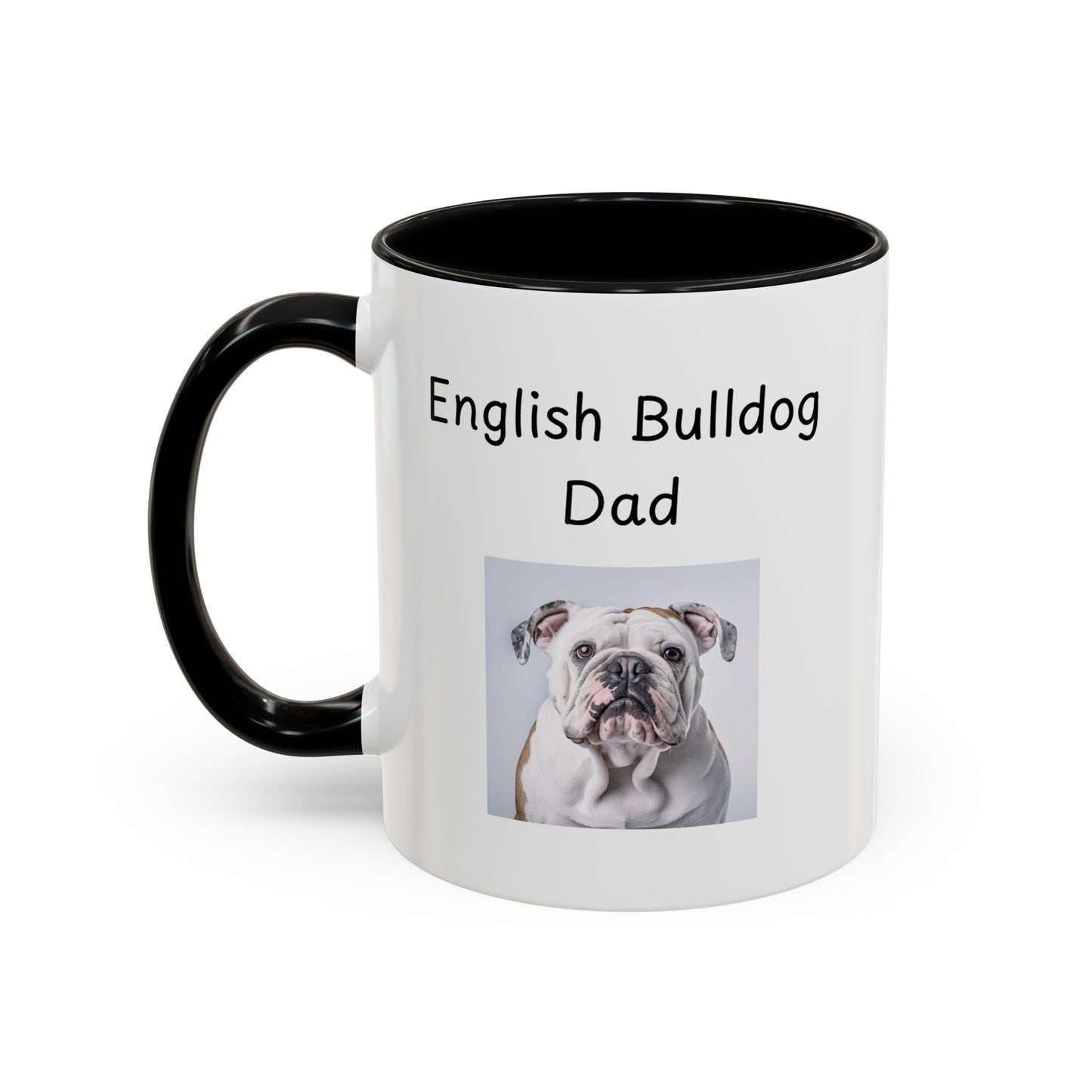 Keramiktasse - "Englischer Bulldoggen-Papa"