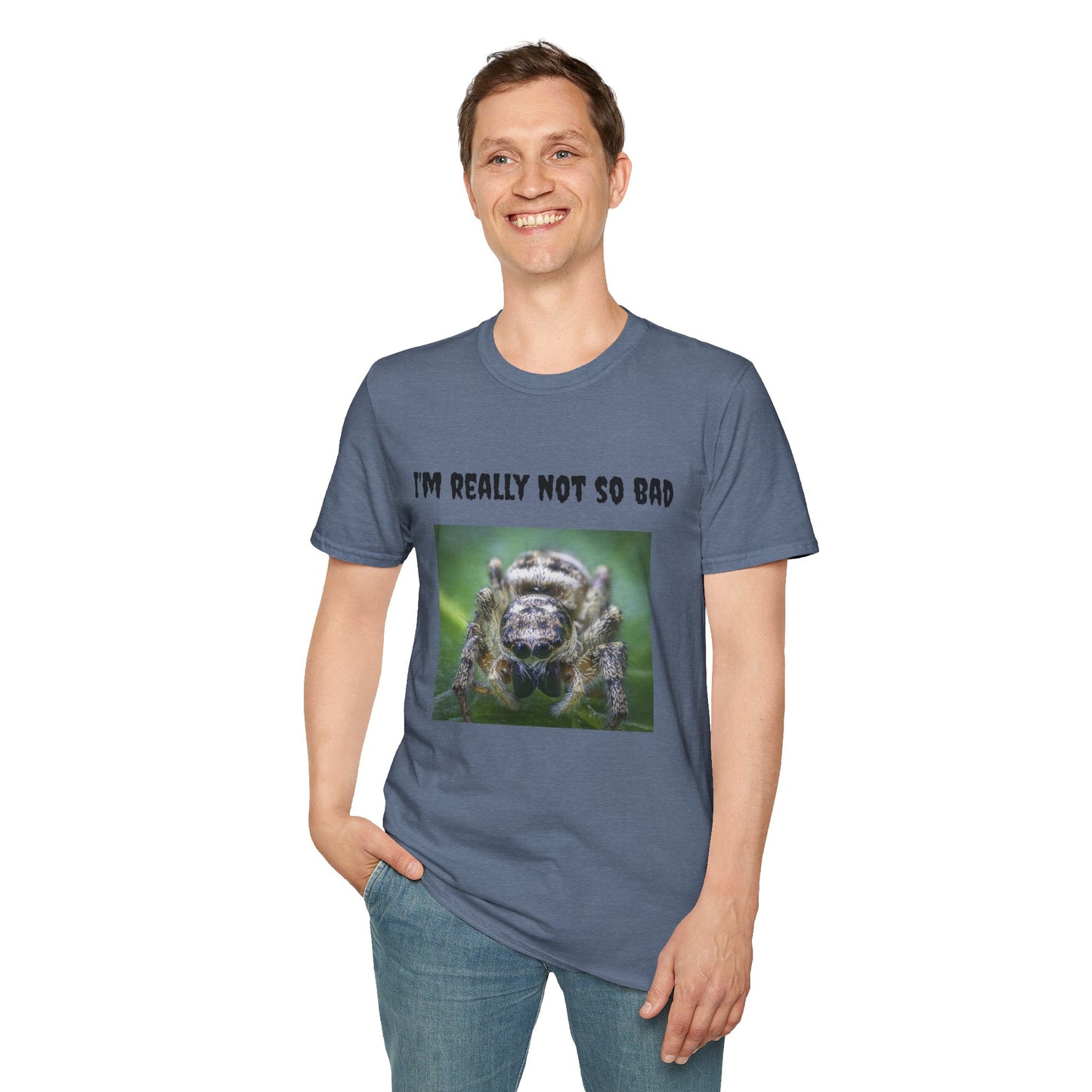 Unisex T-shirt - Humorous Spider Design