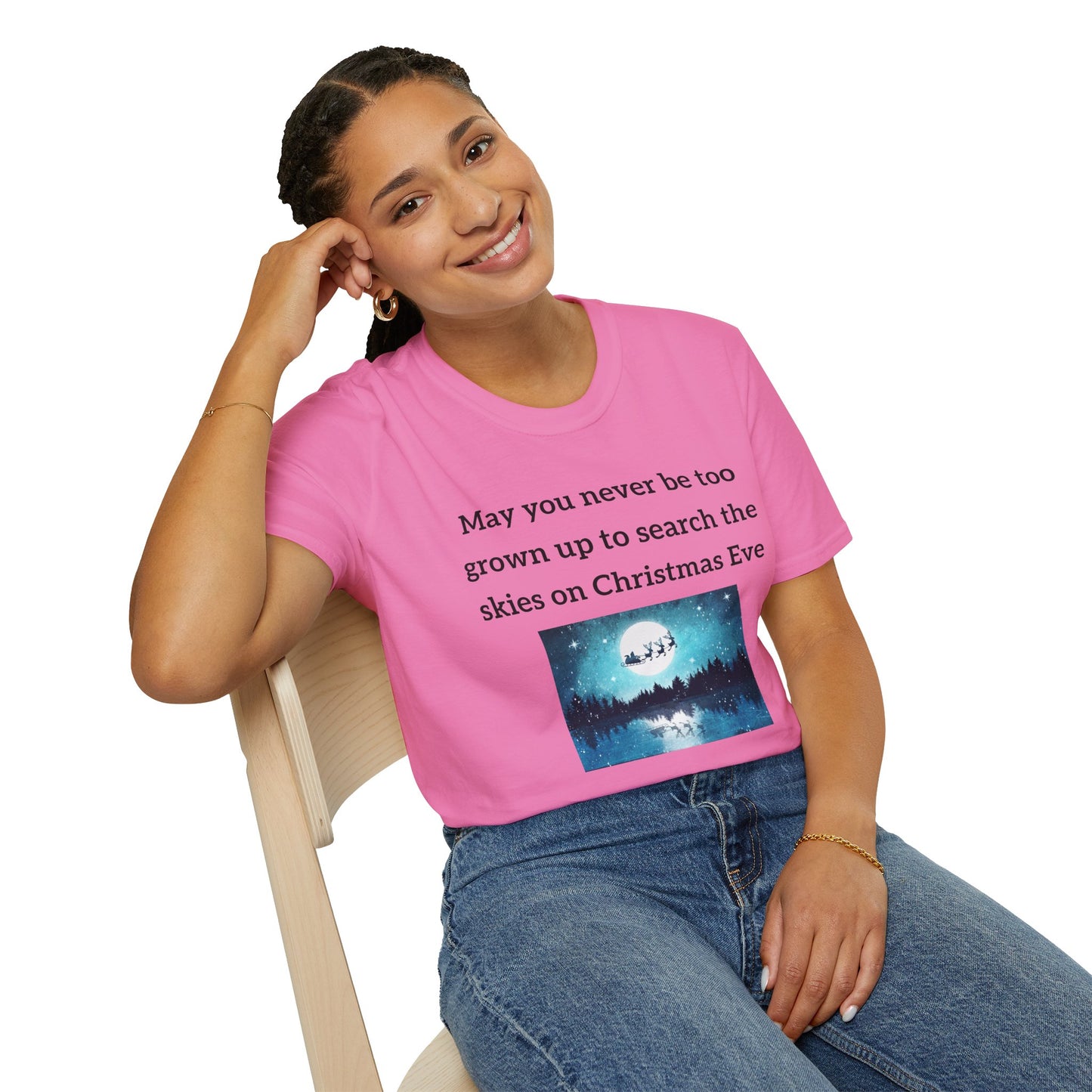 Holiday T-Shirt - Search The Skies Christmas Eve Quote