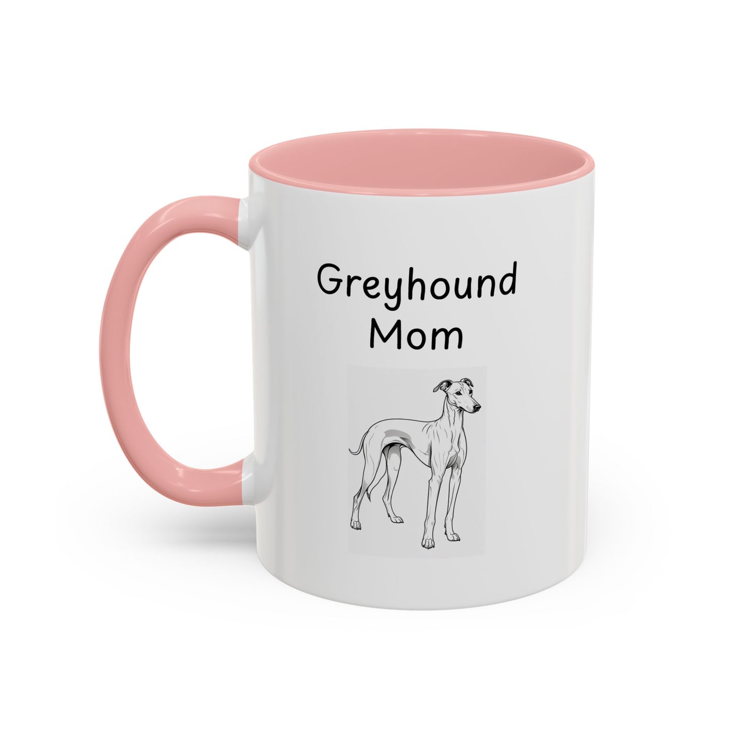 Ceramic Mug - "Greyhound Mom"