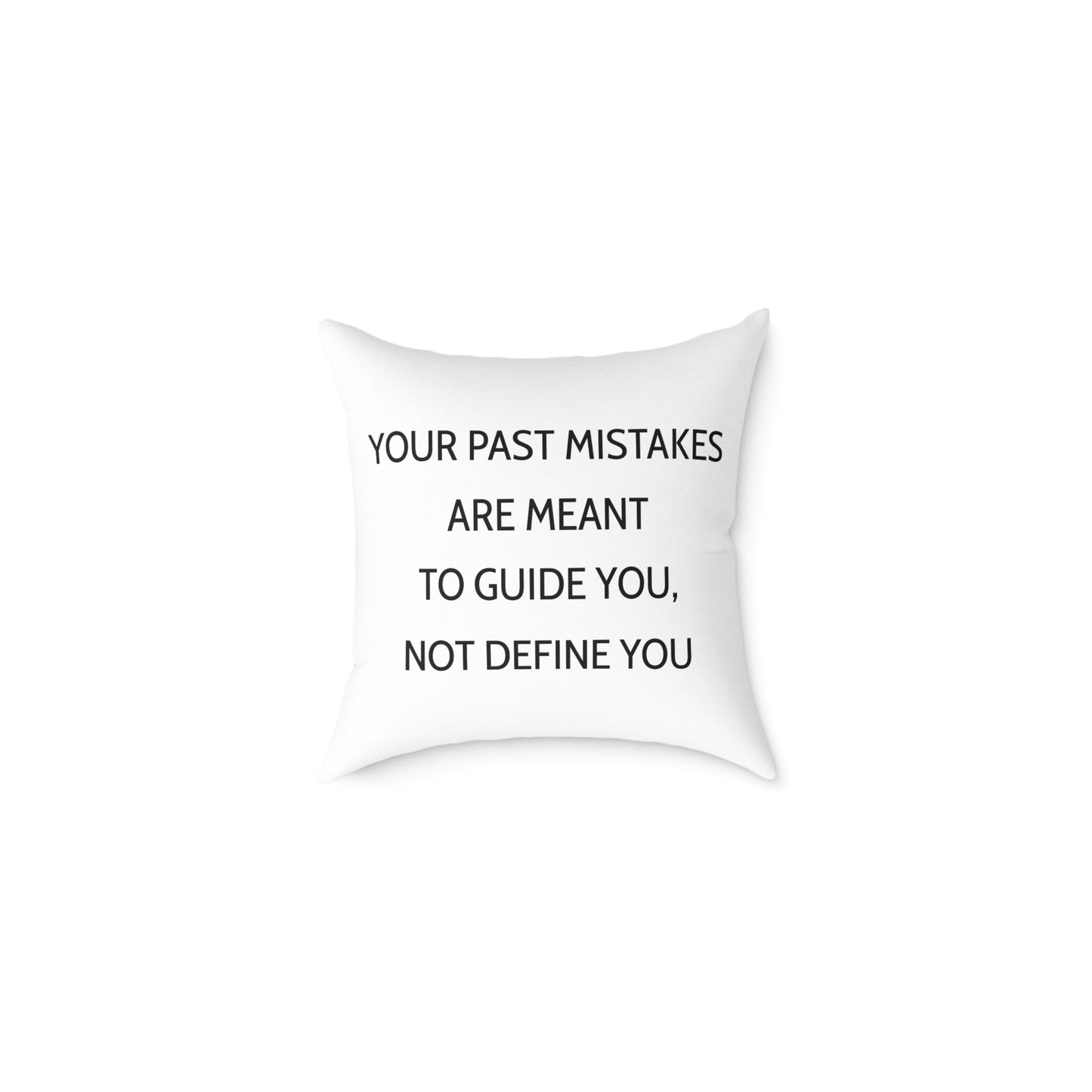 Throw Pillow - Past Mistakes Guidance Inspiration