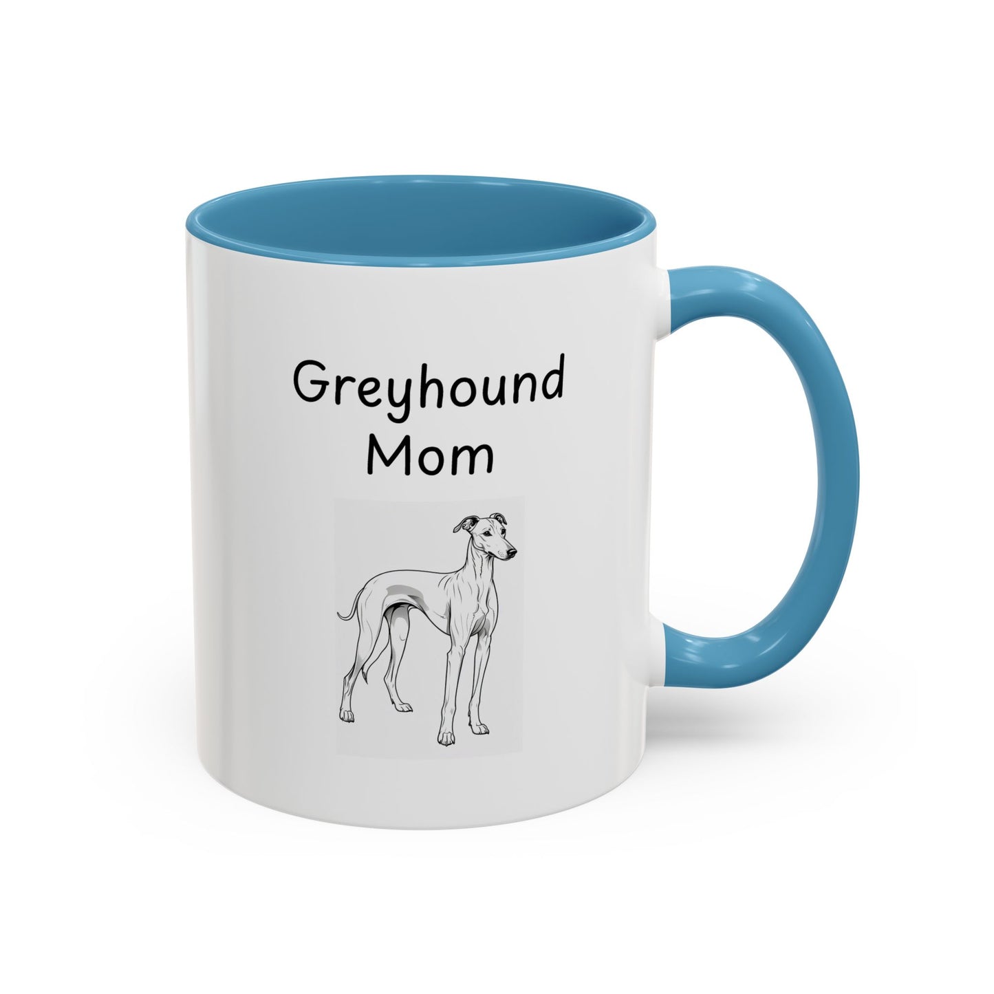 Ceramic Mug - "Greyhound Mom"