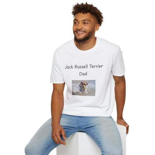 Unisex T-Shirt - "Jack Russell Terrier Dad" - Dog Owner Tee