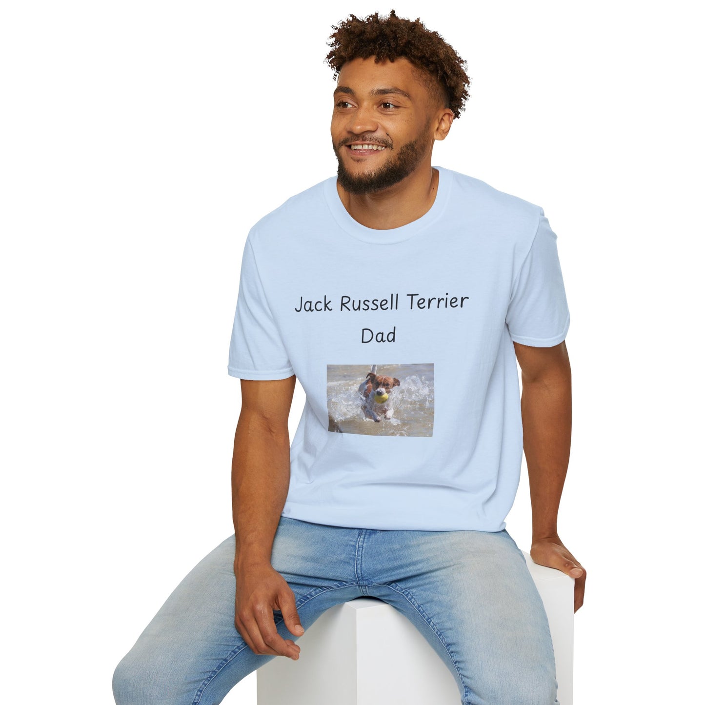 Unisex T-Shirt - "Jack Russell Terrier Dad" - Dog Owner Tee