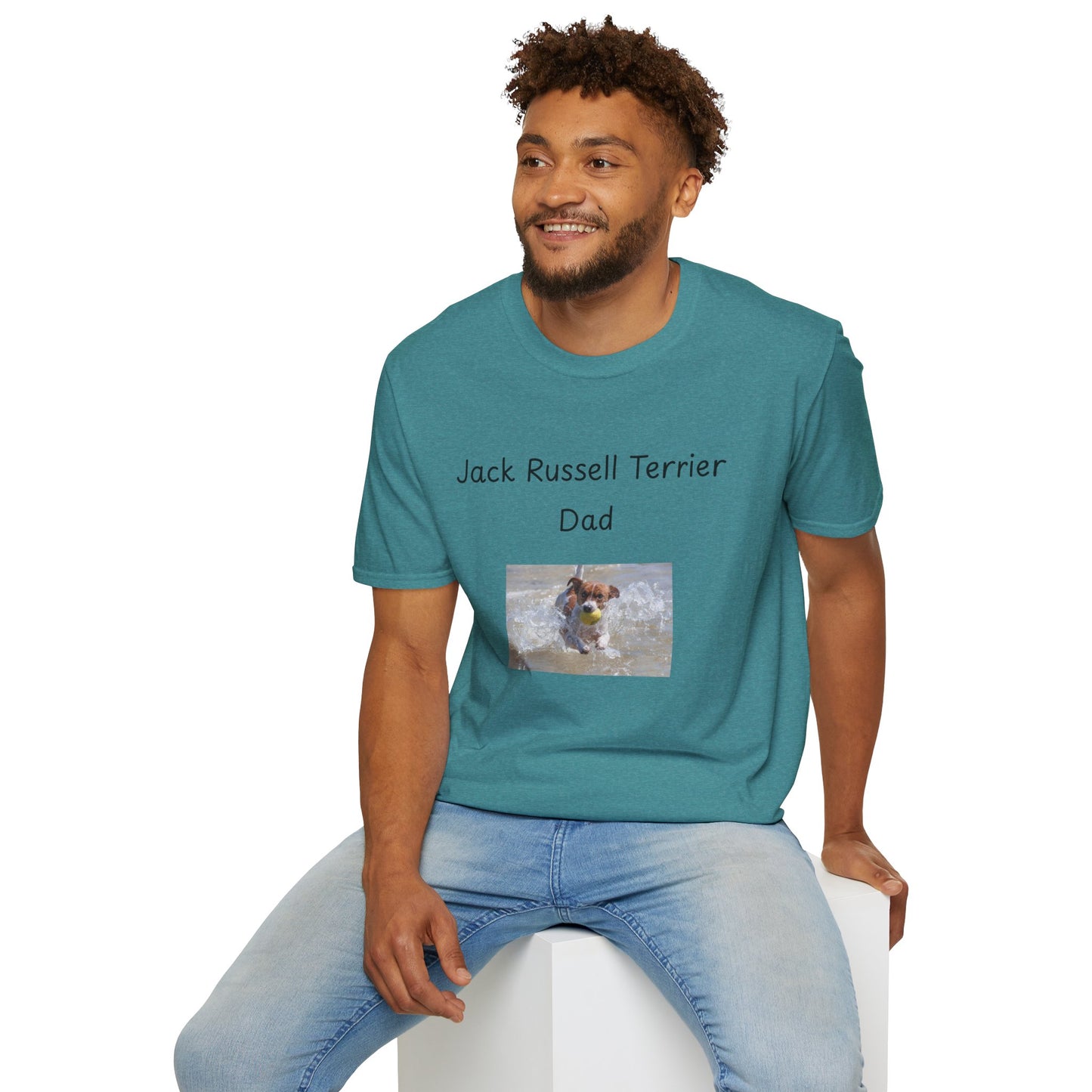 Unisex T-Shirt - "Jack Russell Terrier Dad" - Dog Owner Tee