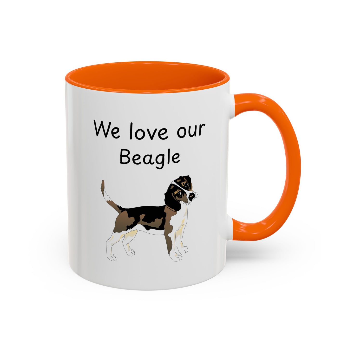 Ceramic Mug - "We Love Our Beagle"