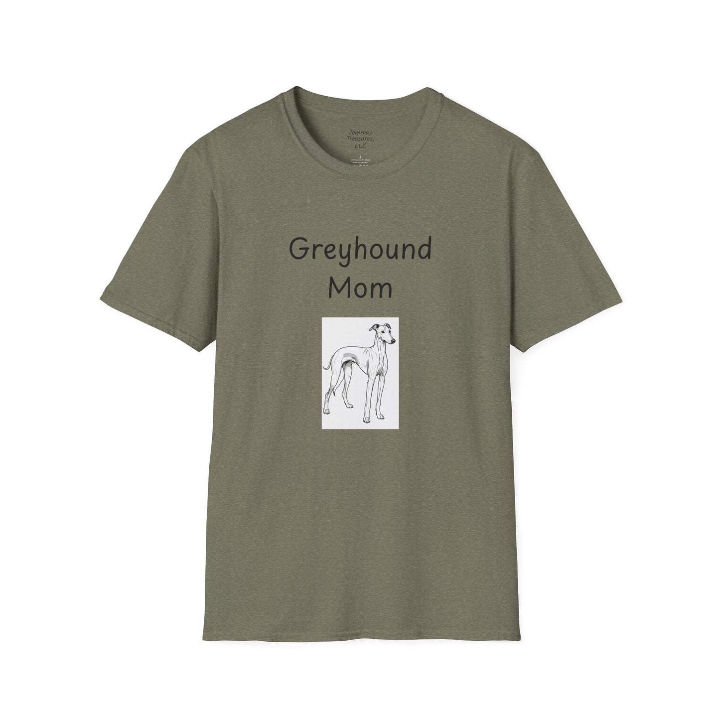 Unisex T-Shirt - "Greyhound Mom" - Hundebesitzer T-Shirt