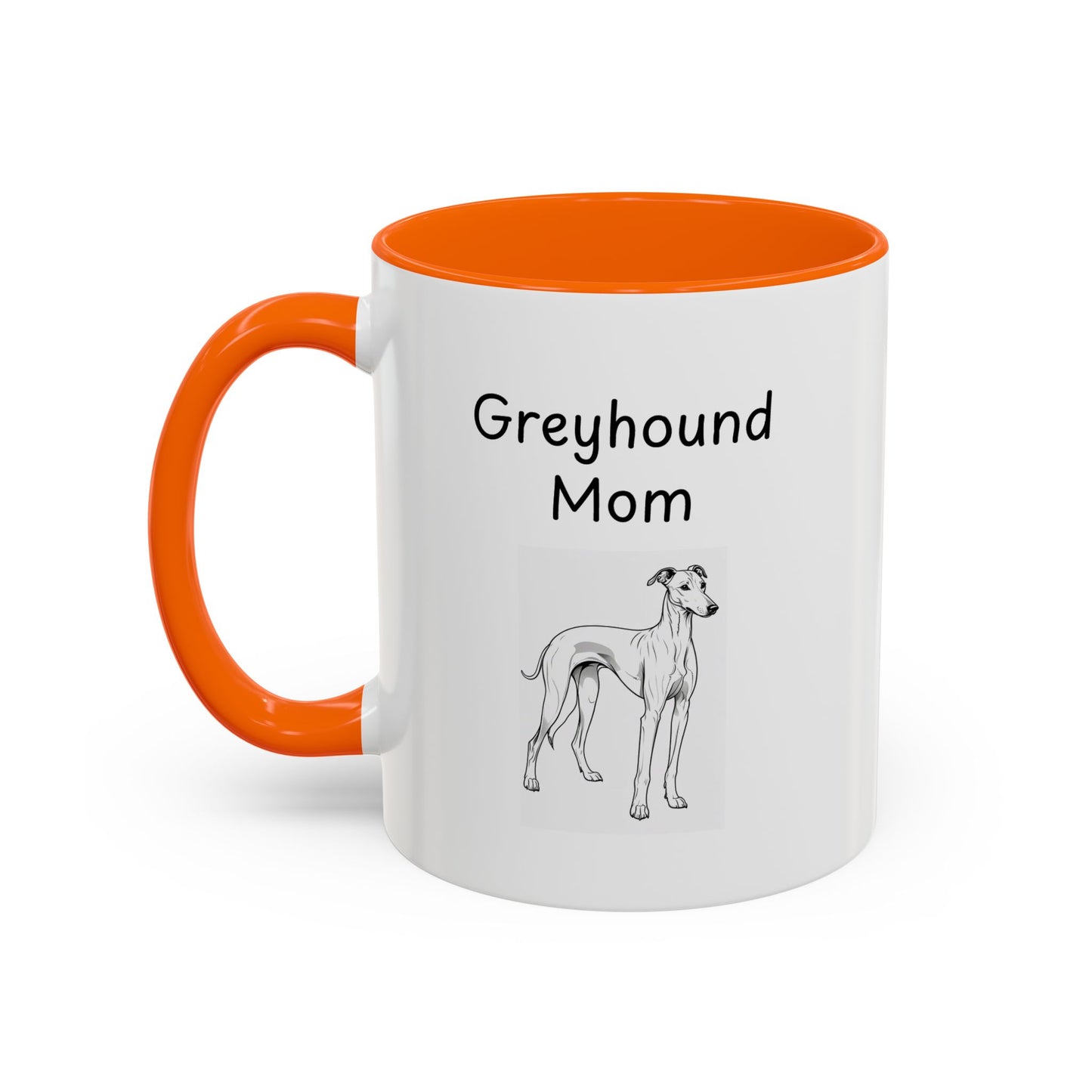 Ceramic Mug - "Greyhound Mom"