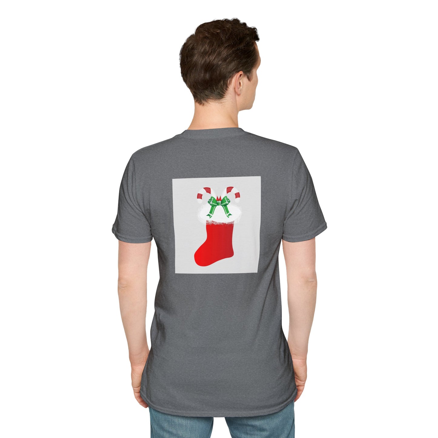 Humorous Christmas Tee - Eating Candy Out Of Socks Quote