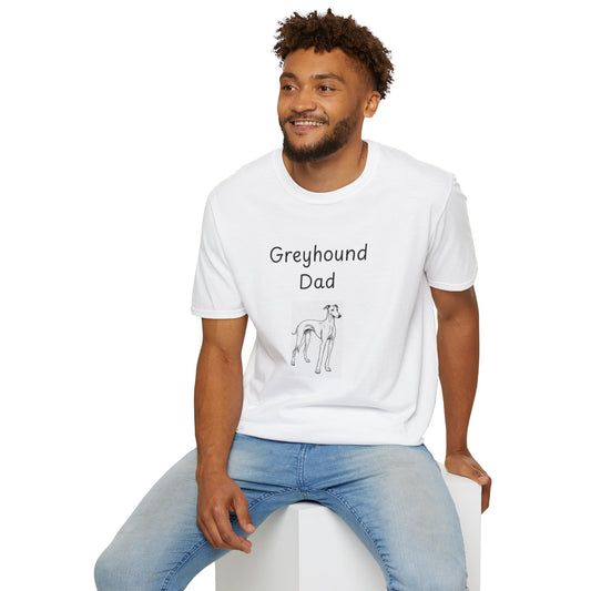 Unisex T-Shirt - "Greyhound Dad" - Hundebesitzer T-Shirt