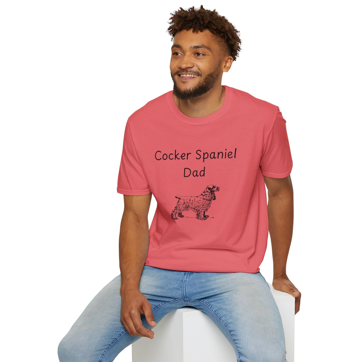 Unisex T-Shirt - "Cocker Spaniel Dad" - Dog Owner Tee