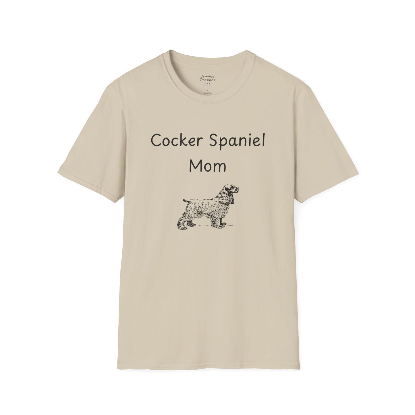 Unisex T-Shirt - "Cocker Spaniel Mom" - Hundebesitzer T-Shirt