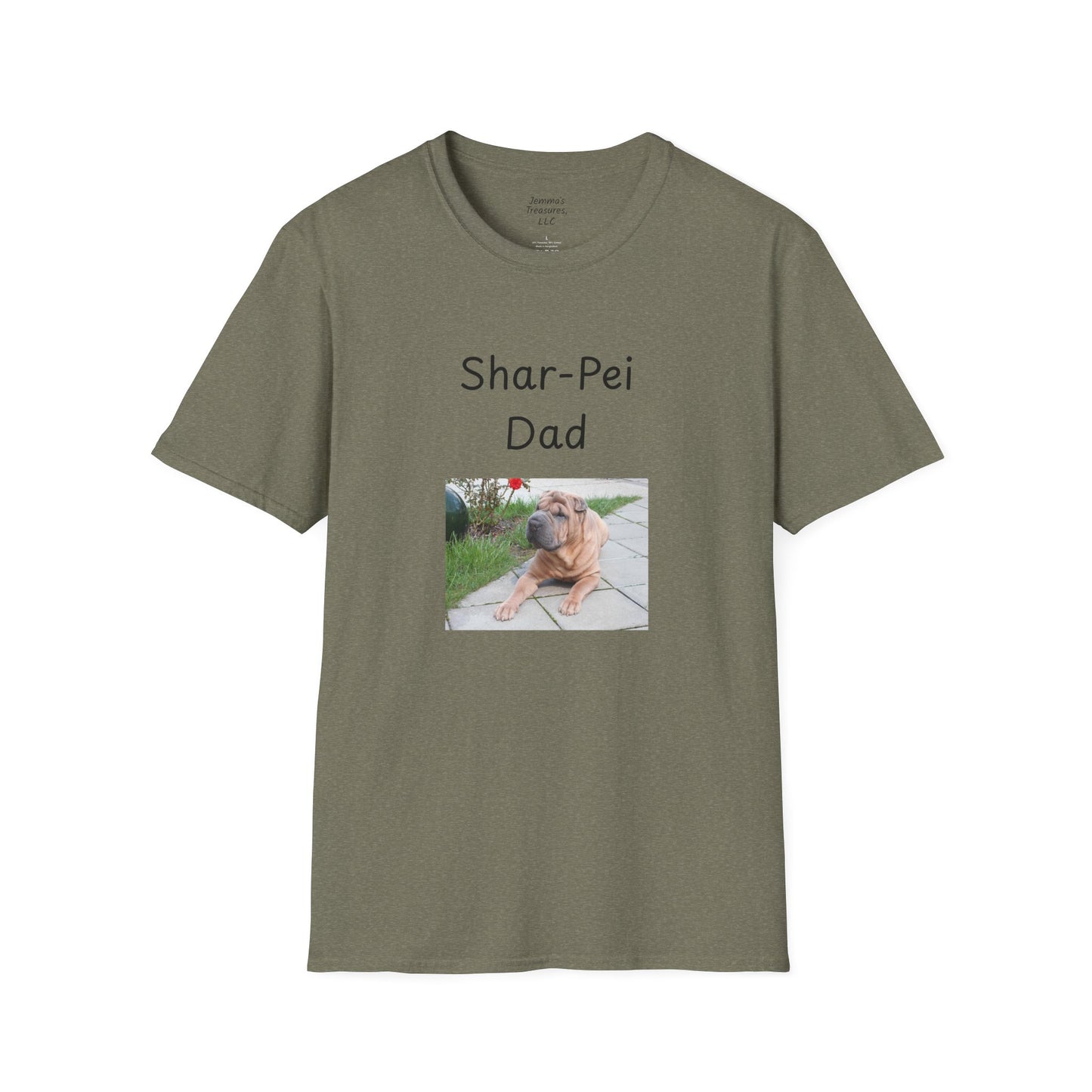 Unisex T-Shirt - "Shar-Pei Dad" - Dog Owner Tee