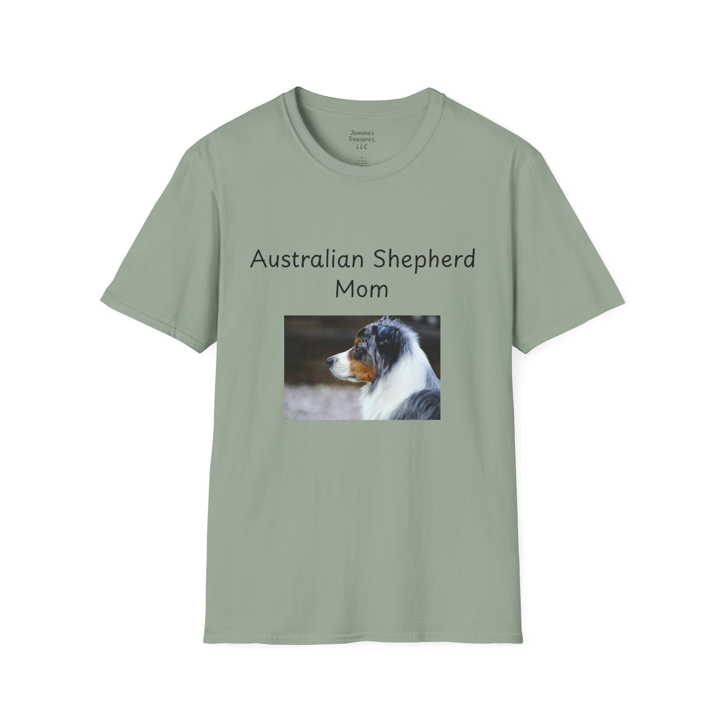 Unisex T-Shirt - "Australian Shepherd Mom" ​​- Hundebesitzer T-Shirt