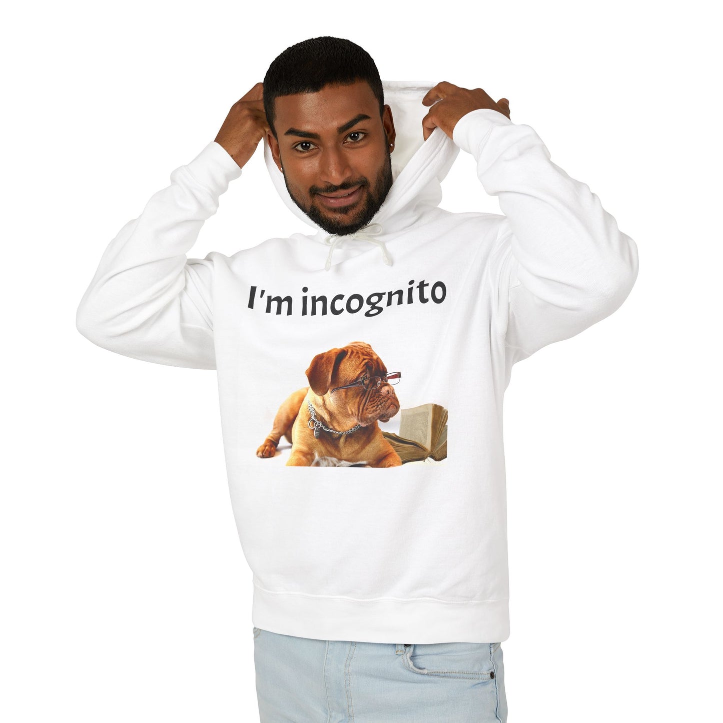 Unisex Lightweight Hoodie - "I'm Incognito"