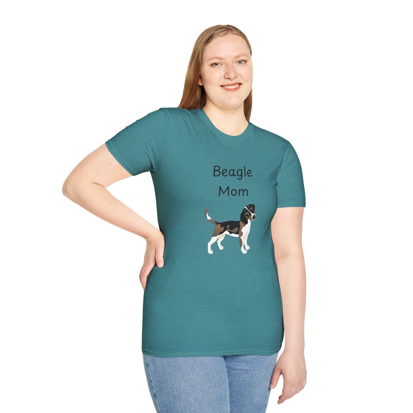 Unisex T-Shirt - "Beagle Mom" - Dog Owner Tee