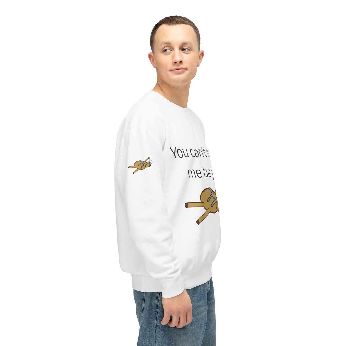 Weihnachtspullover – „Du kannst mich nicht zum Fröhlichsein zwingen“