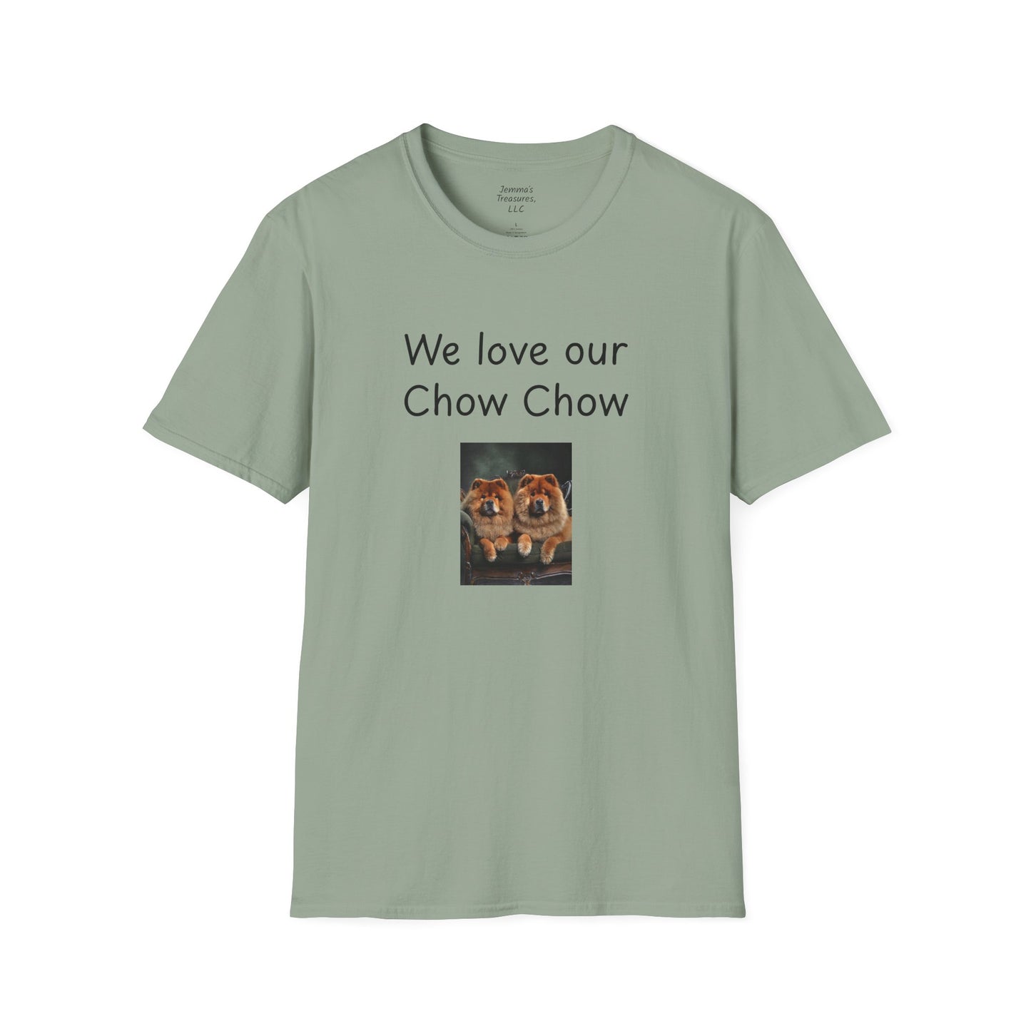 Unisex T-hemp - "Ons is lief vir ons Chow Chow" - Honde-eienaar T-hemp