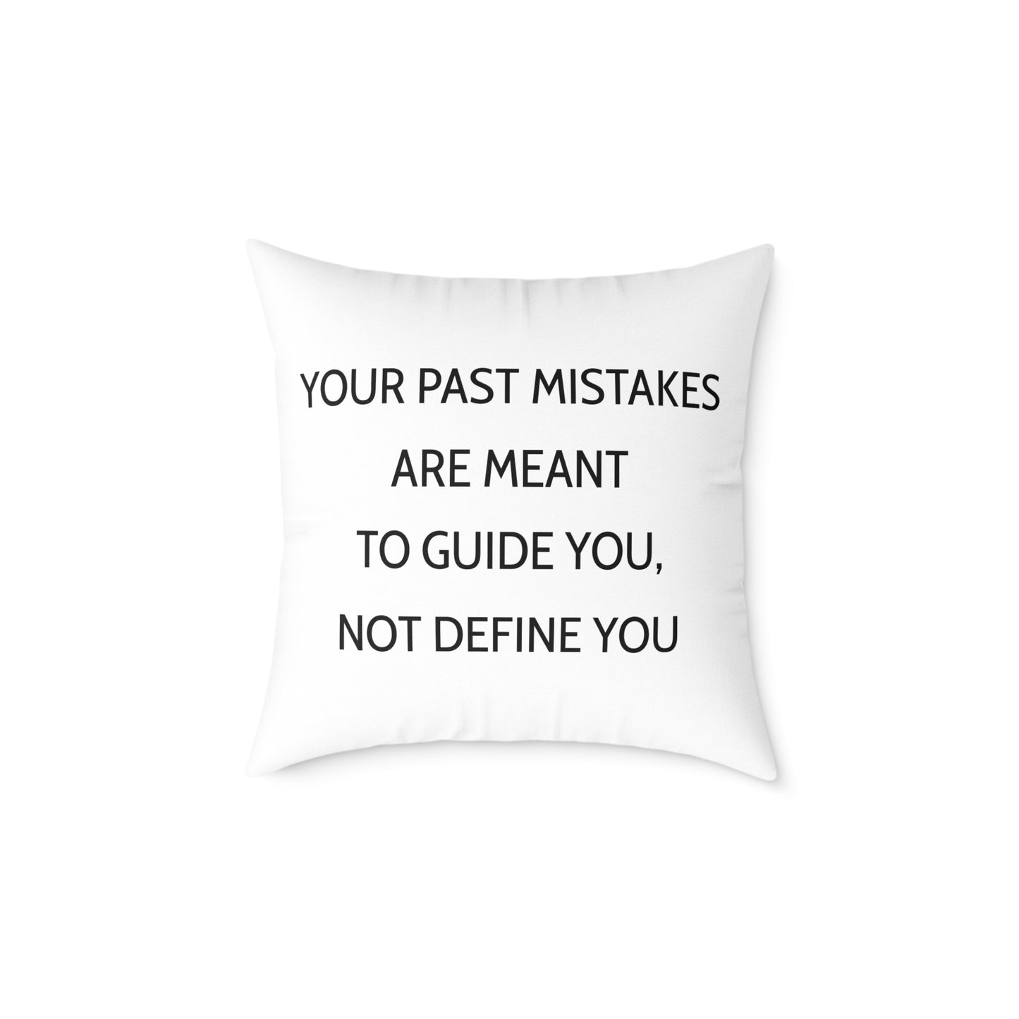 Throw Pillow - Past Mistakes Guidance Inspiration