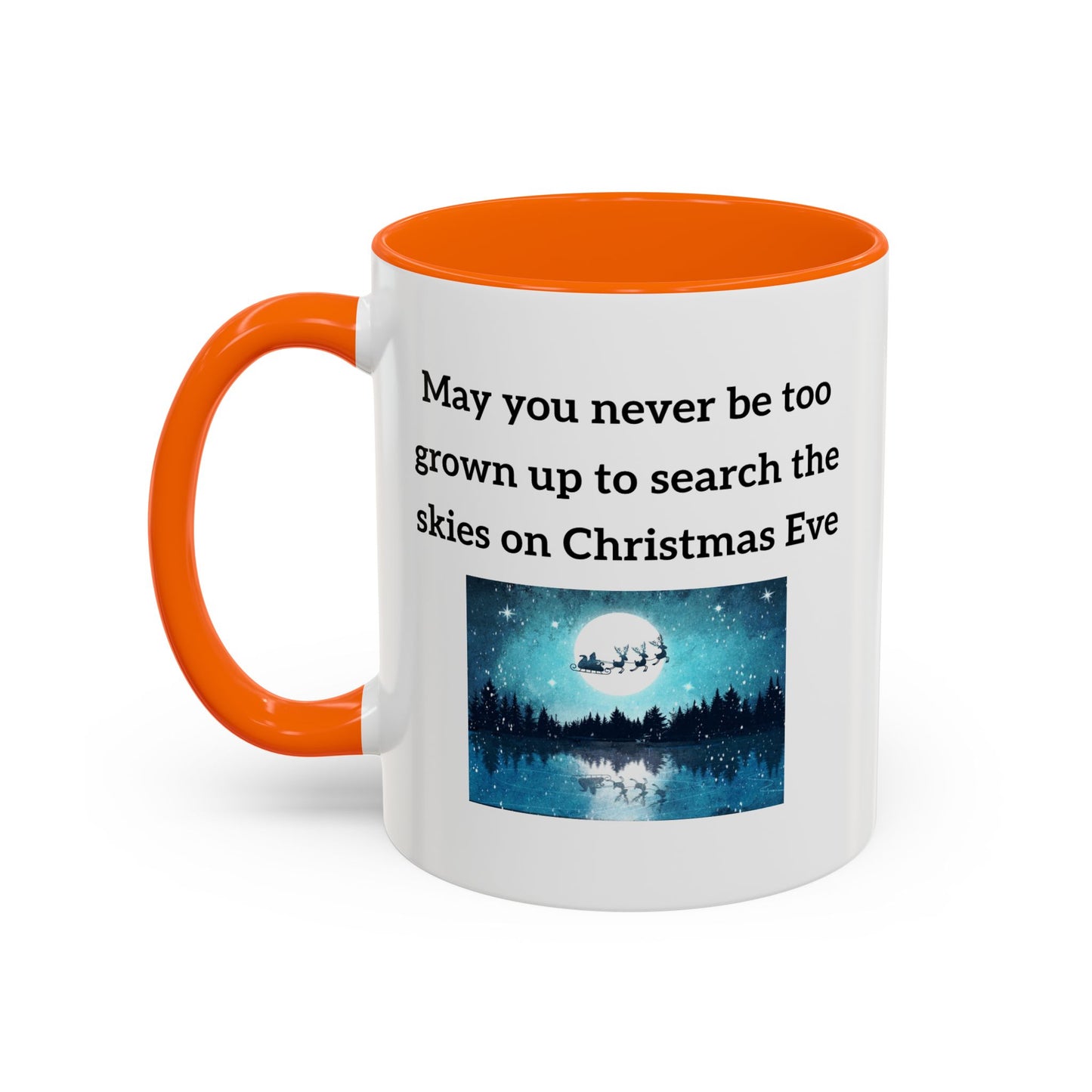 Weihnachtstasse – Zitat zum Thema „Suche den Himmel“ am Heiligabend