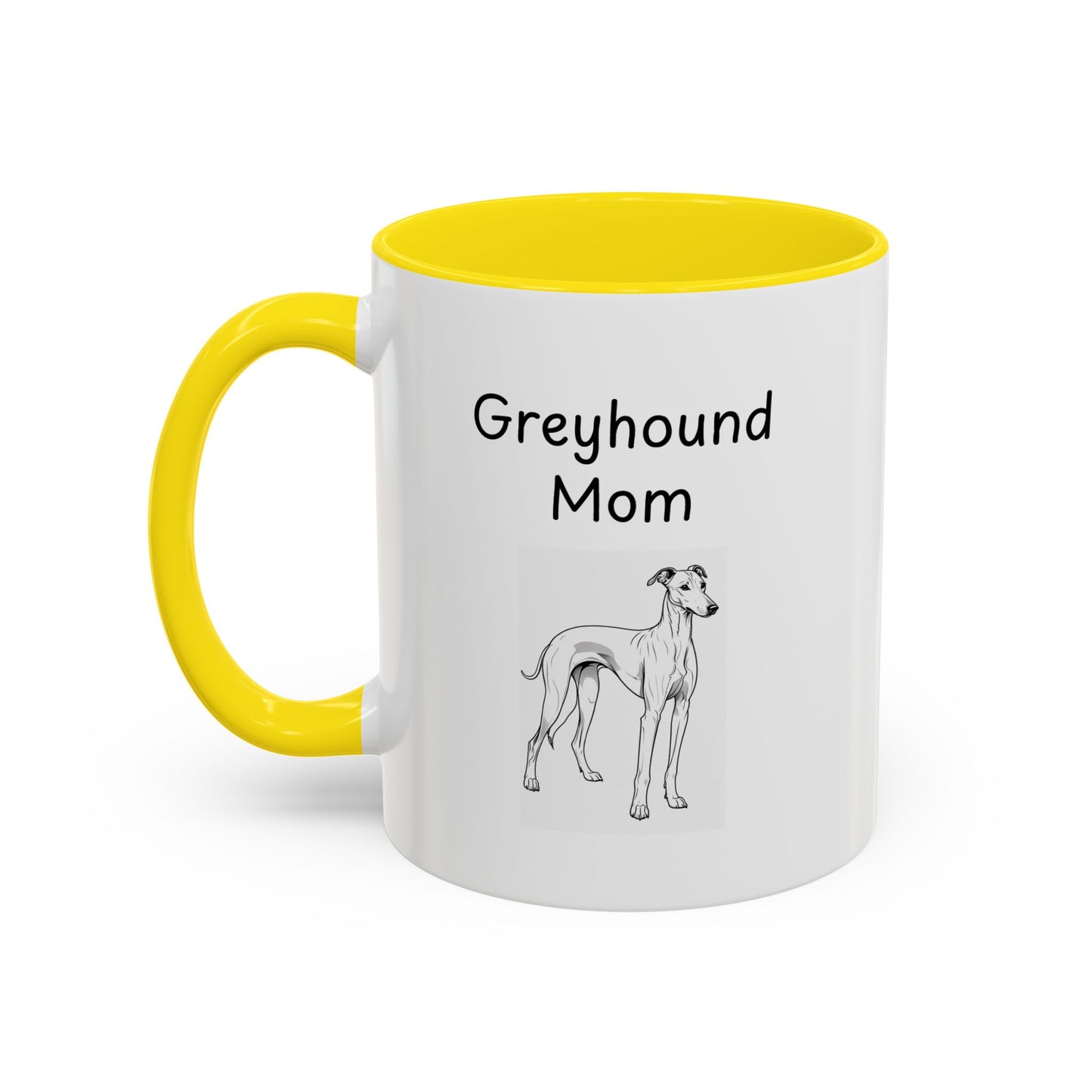 Ceramic Mug - "Greyhound Mom"