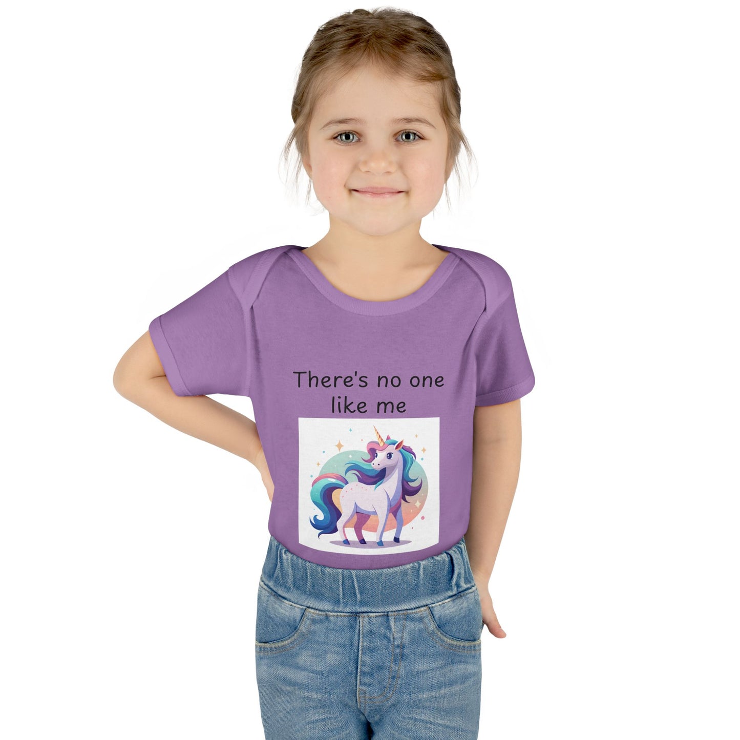 Infant/Toddler Bodysuit - "There's No One Like Me" Unicorn Top