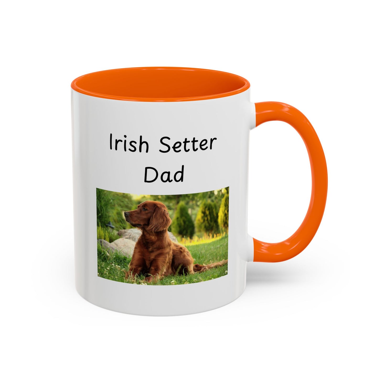 Ceramic Mug - "Irish Setter Dad"