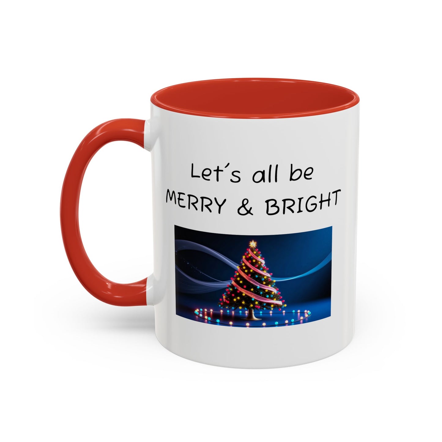 Weihnachtstasse – „Lasst uns alle fröhlich und strahlend sein!“