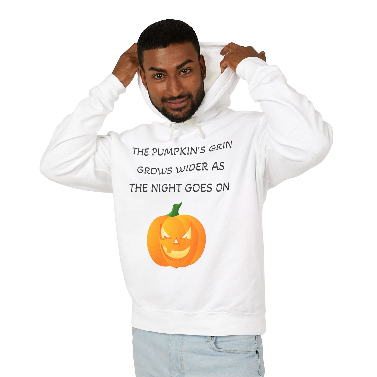 Halloween Hoodie - Pumpkin Grin Quote