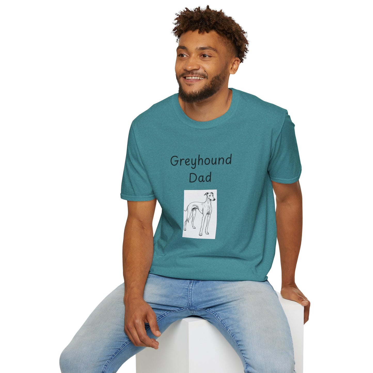 Unisex T-Shirt - "Greyhound Dad" - Dog Owner Tee