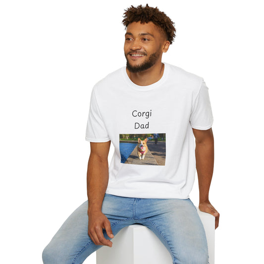 Unisex T-Shirt - "Corgi Dad" - Hundebesitzer T-Shirt