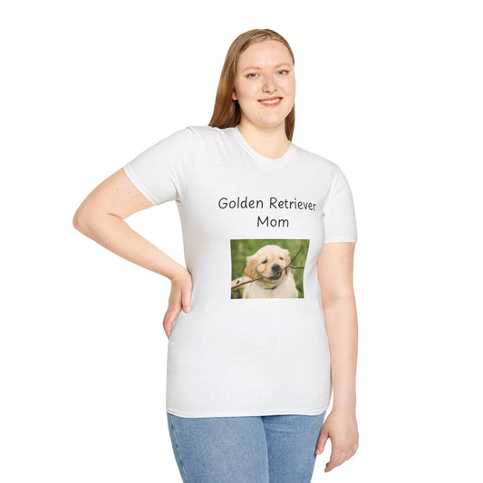 Unisex T-Shirt - "Golden Retriever Mom" - Dog Owner Tee