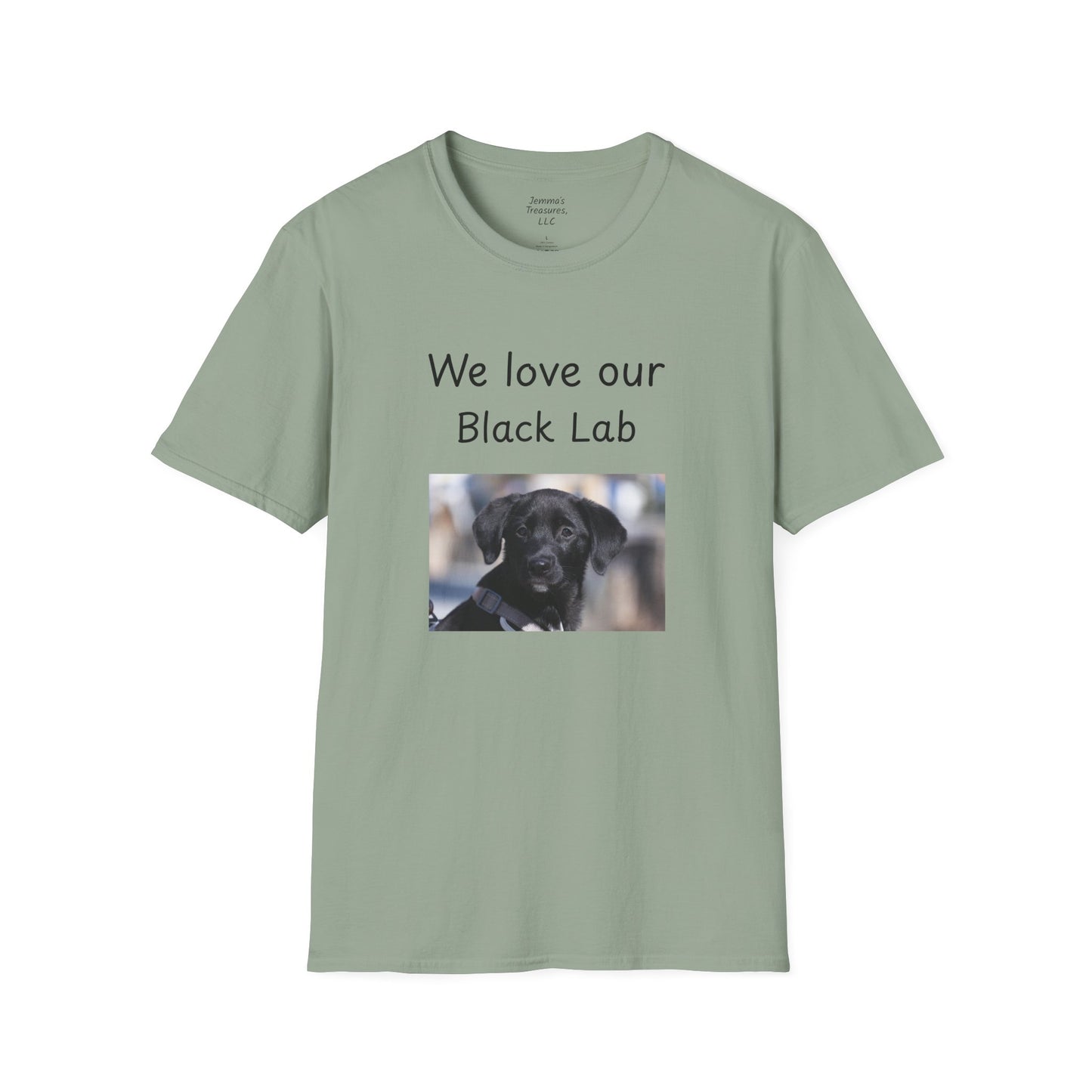 Unisex T-Shirt - "We Love Our Black Lab" - Dog Owner Tee