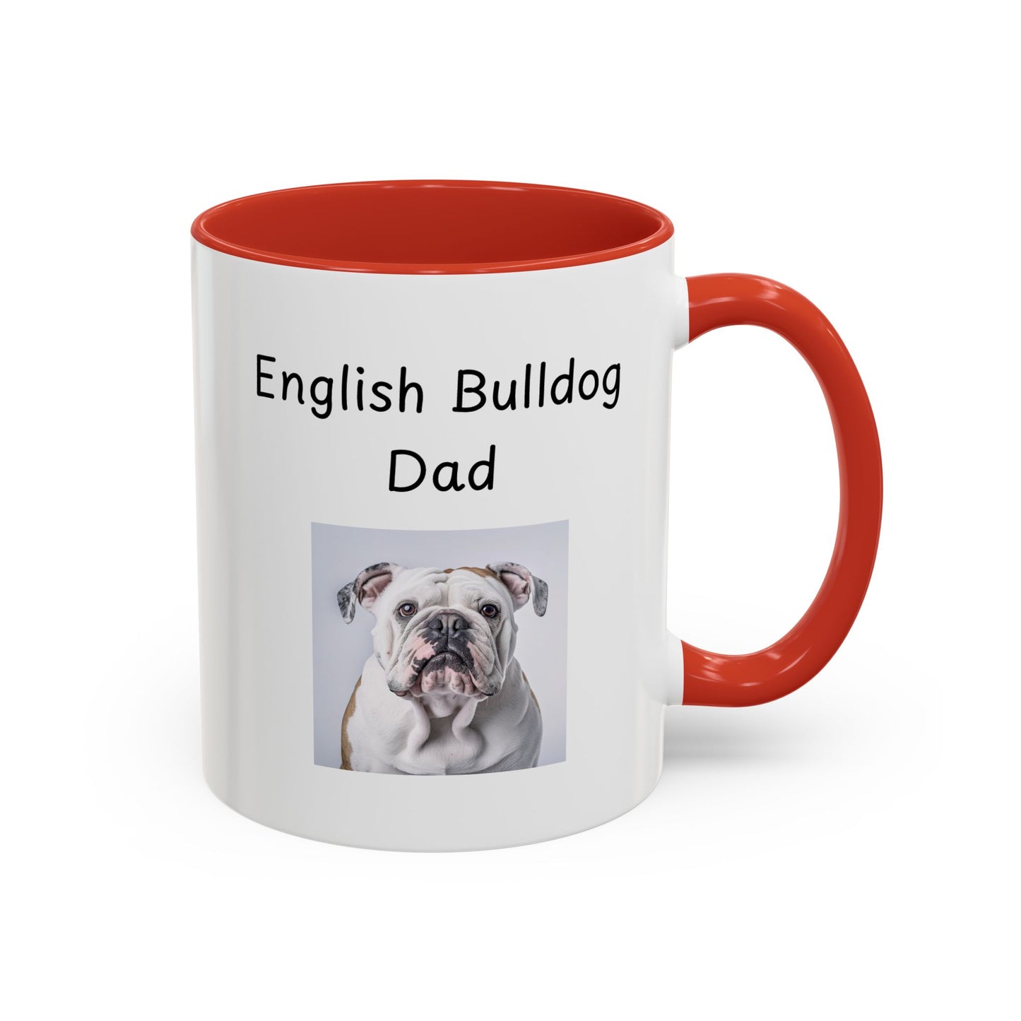 Keramiktasse - "Englischer Bulldoggen-Papa"
