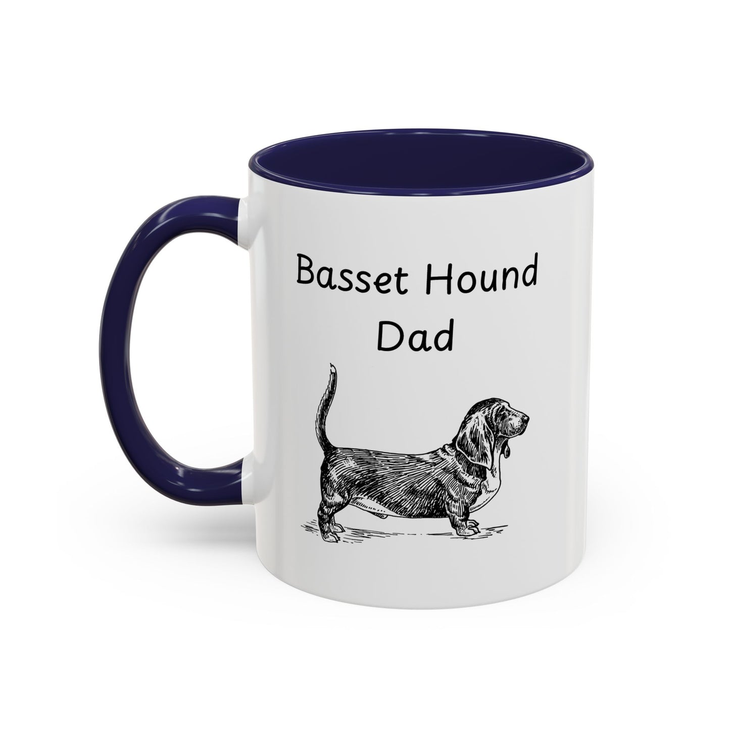Ceramic Mug - "Basset Hound Dad"