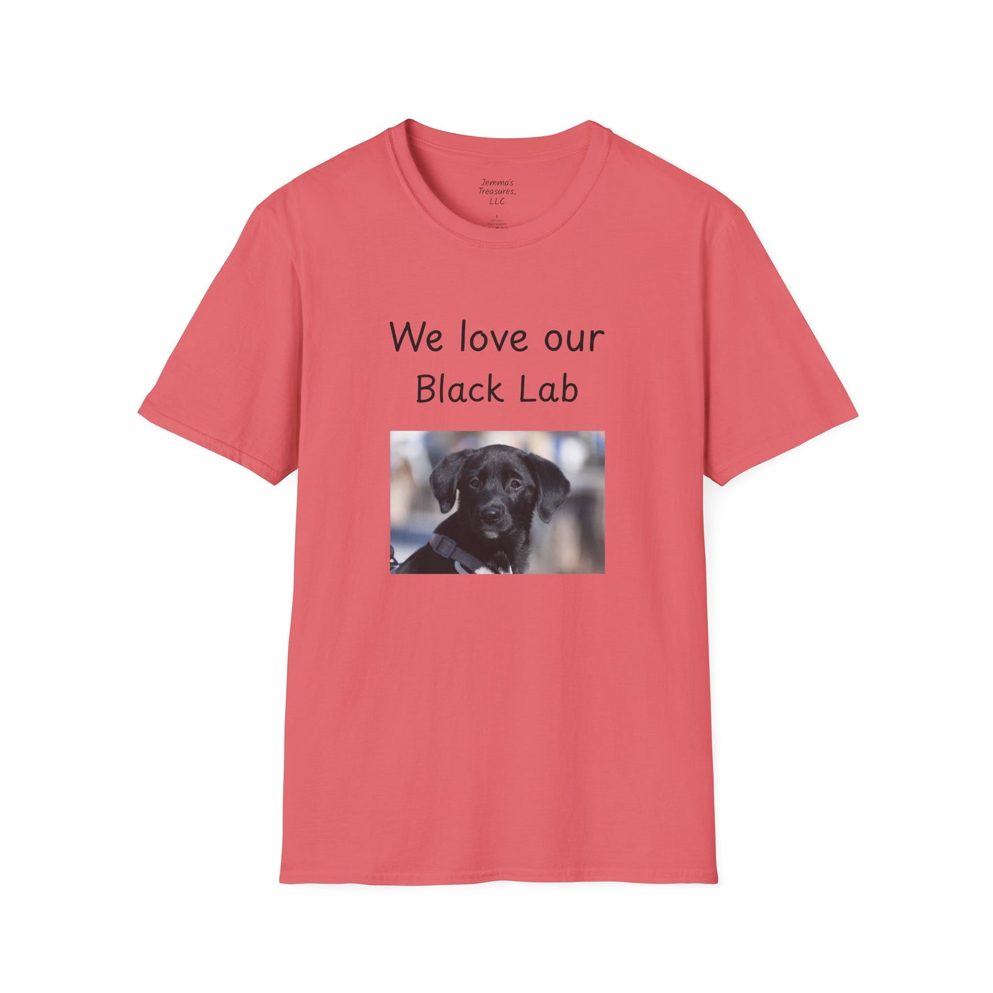 Unisex T-Shirt - "We Love Our Black Lab" - Dog Owner Tee